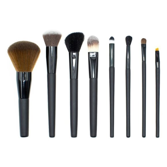 Pink Vegan Matte Makeup Travel Bag with 8 make-up Essential Makeup brush… - Picture 4 of 4